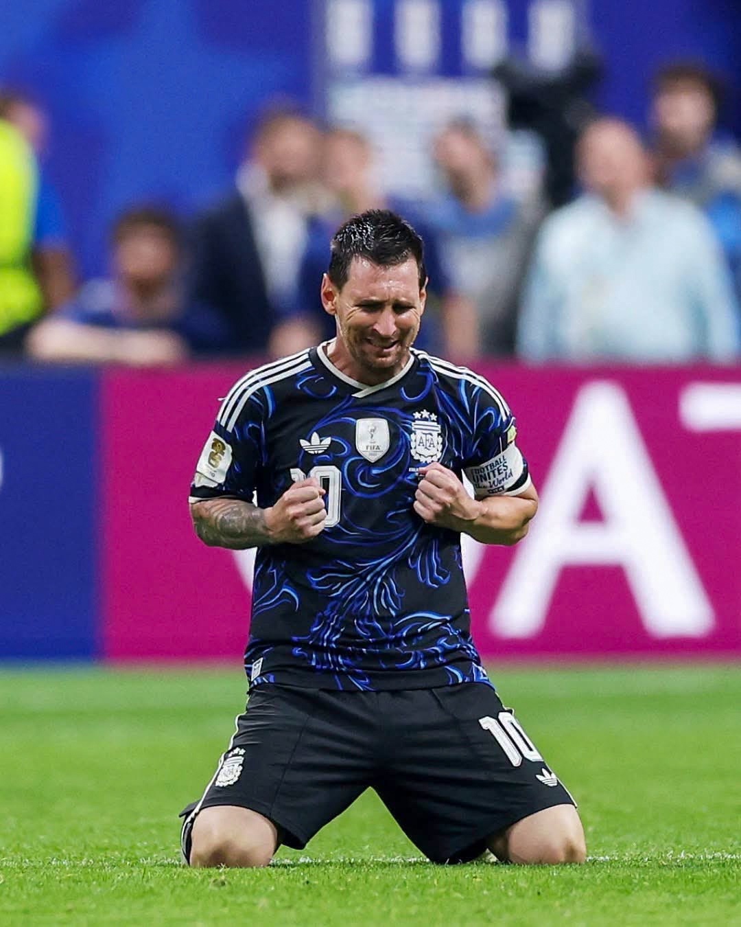 Lionel Messi emocionado tras la clasificación de Argentina a la final del Mundial